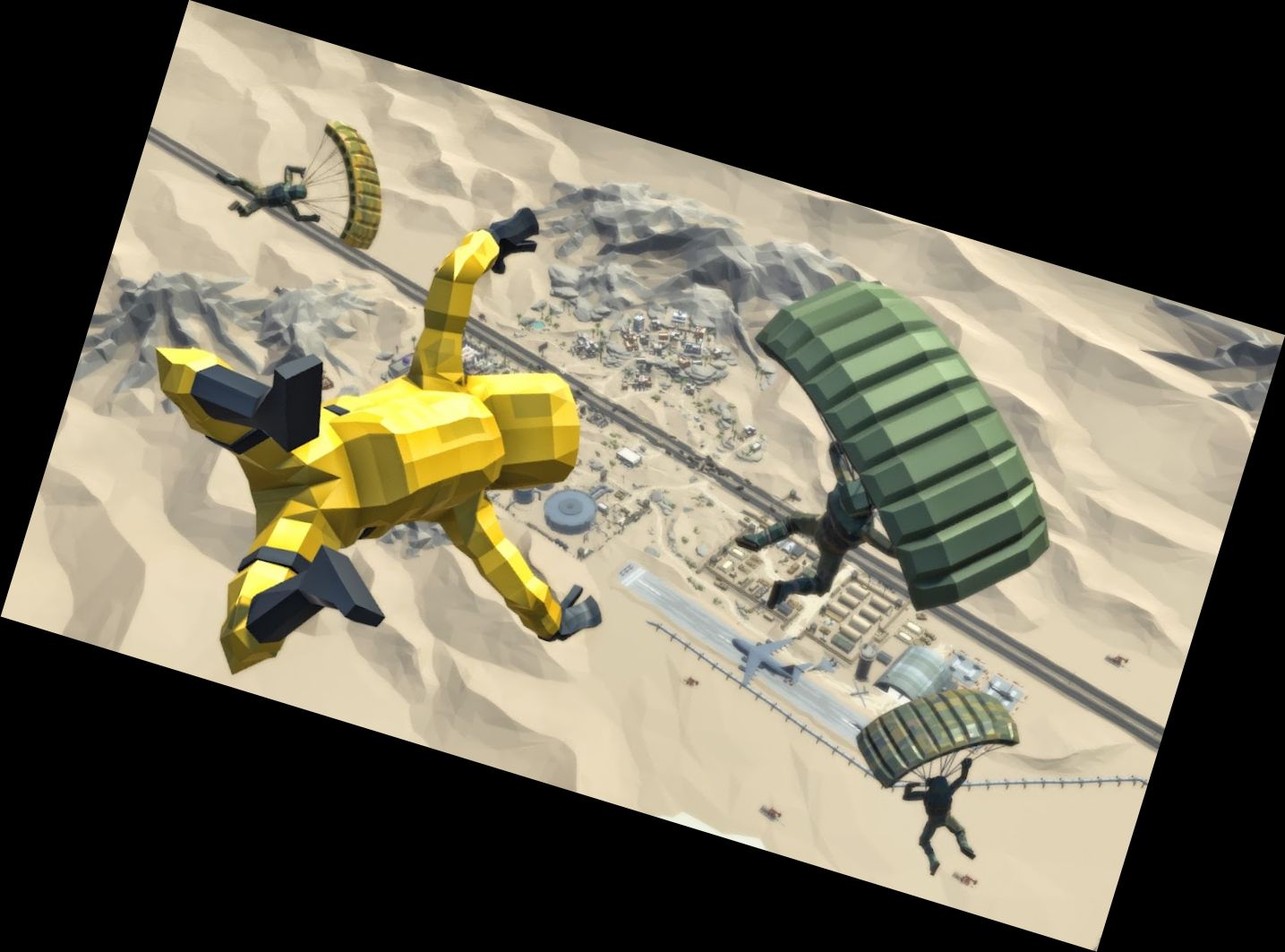 3D Warzone Strike: Polygon Battle Games