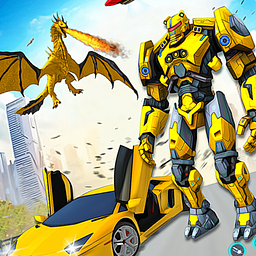 Flugauto Roboter Held Spiele