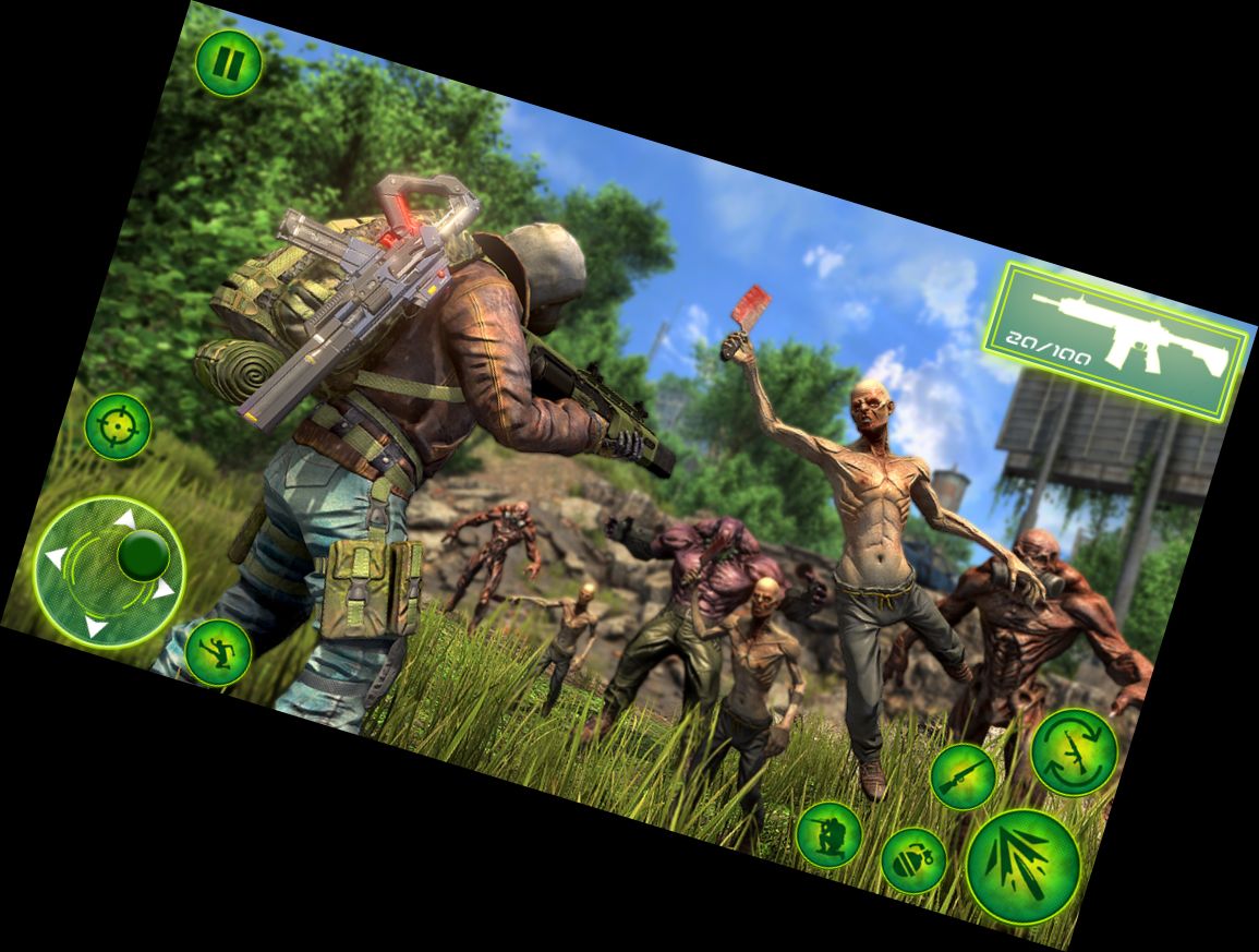 Tote Zombie Ziele: Waffenspiele