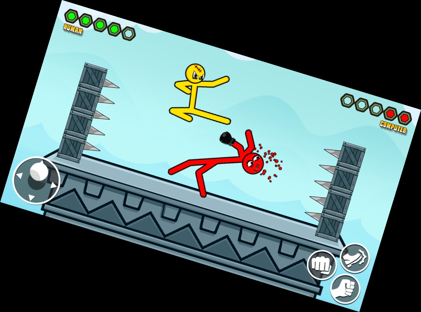 Stickman Kick Kampfspiel