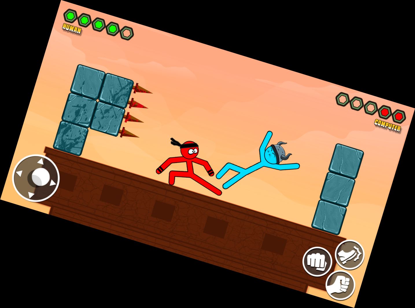 Stickman Kick Kampfspiel