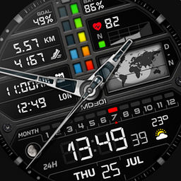 MD301 Hybrid watch face