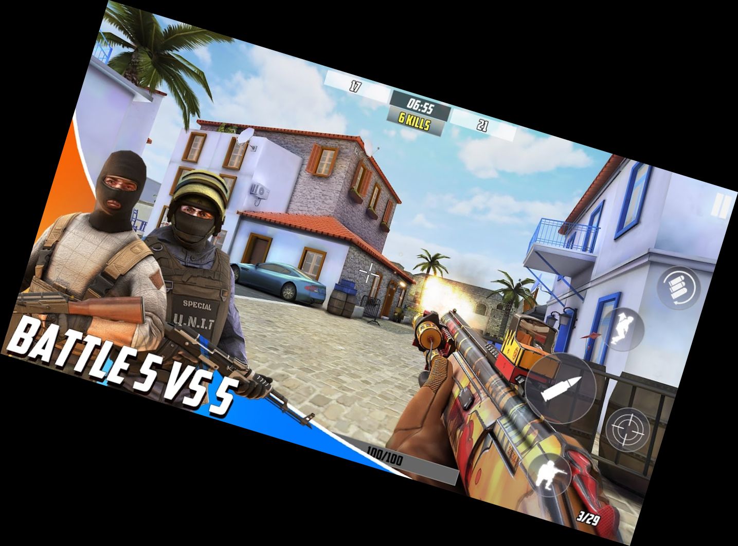 Hazmob: Juegos de Tiros con Armas en