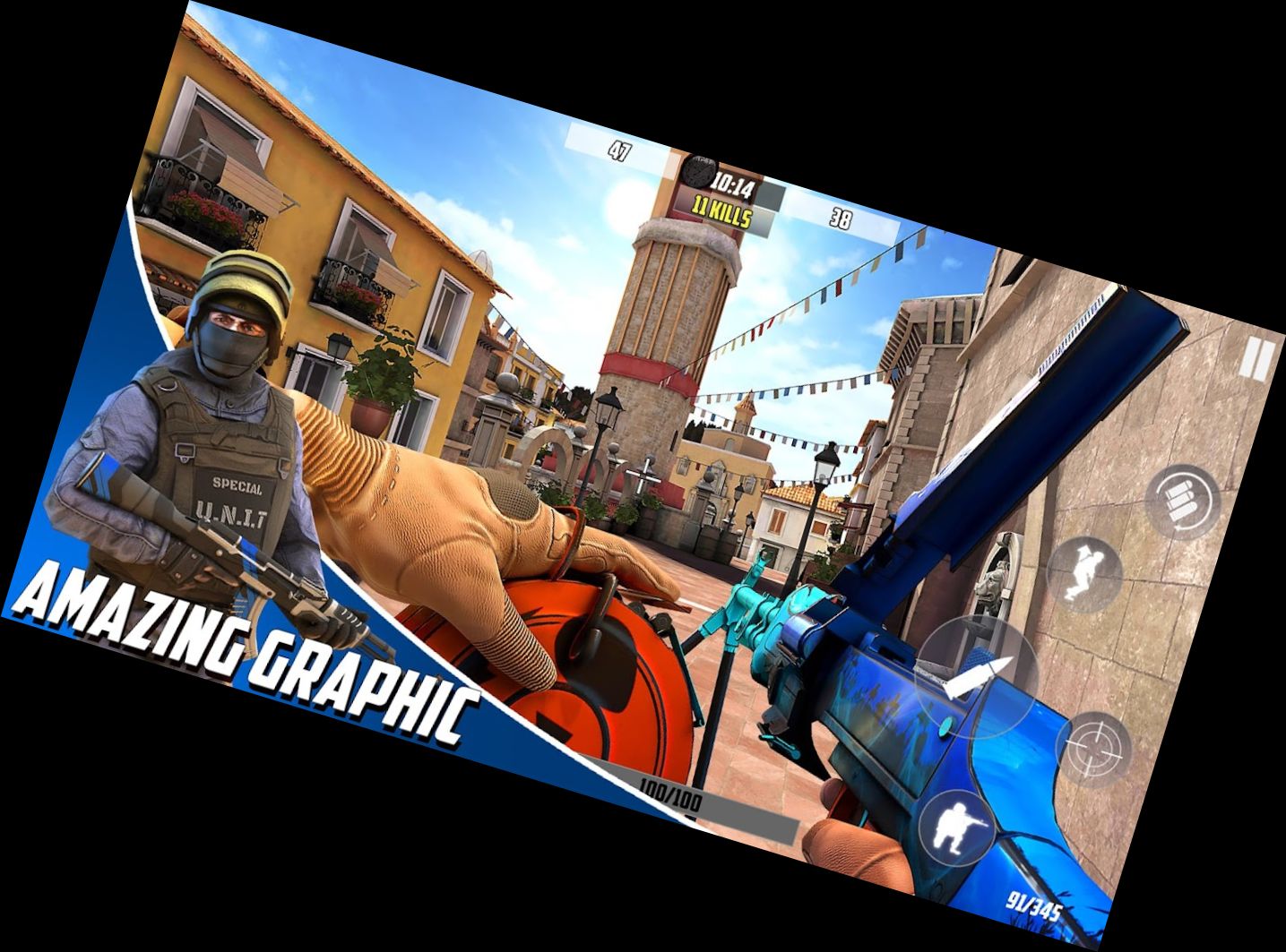 Hazmob: Juegos de Tiros con Armas en