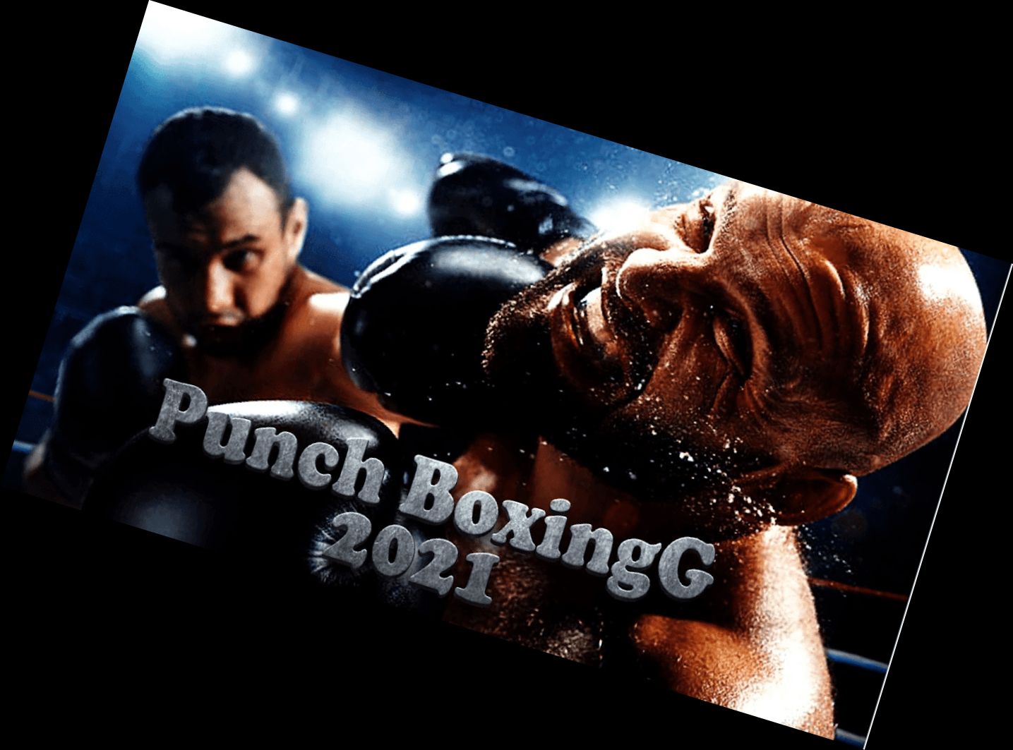 Boxen-Schlag Kämpfer Der Kampf