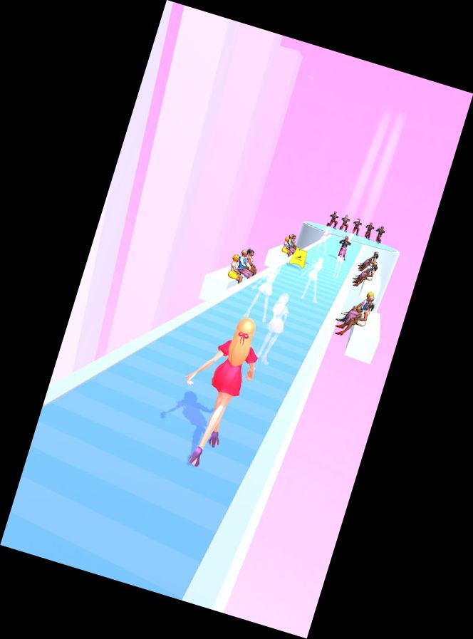 Podium Walk: Mode Make-up