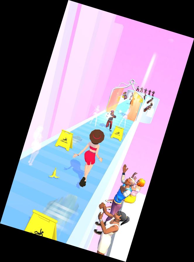 Podium Walk: Mode Make-up