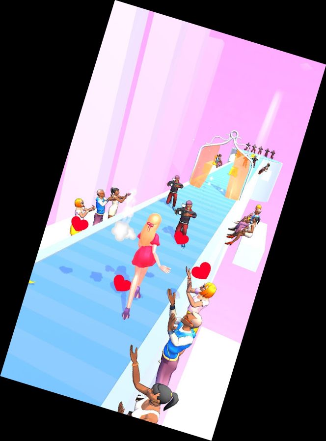 Podium Walk: Mode Make-up