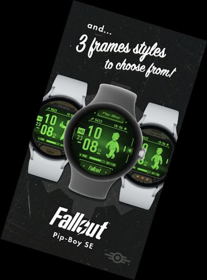 Fallout Pip-Boy SE Armbanduhr-Gesicht