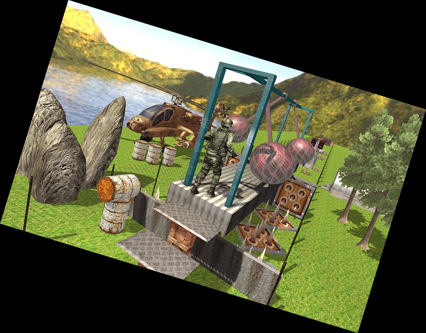 Командование тренировочного лагеря ар