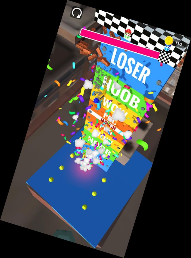 Падающий кирпич