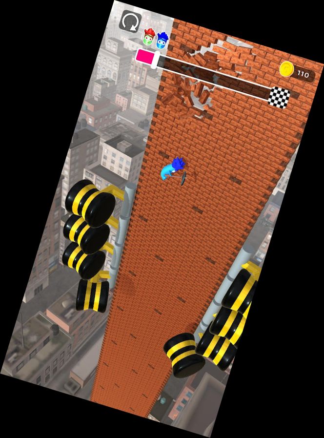 Падающий кирпич