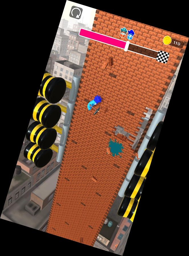 Падающий кирпич