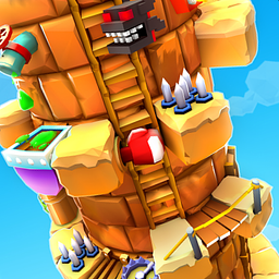 Blocky Castle: Turm-Kletterei