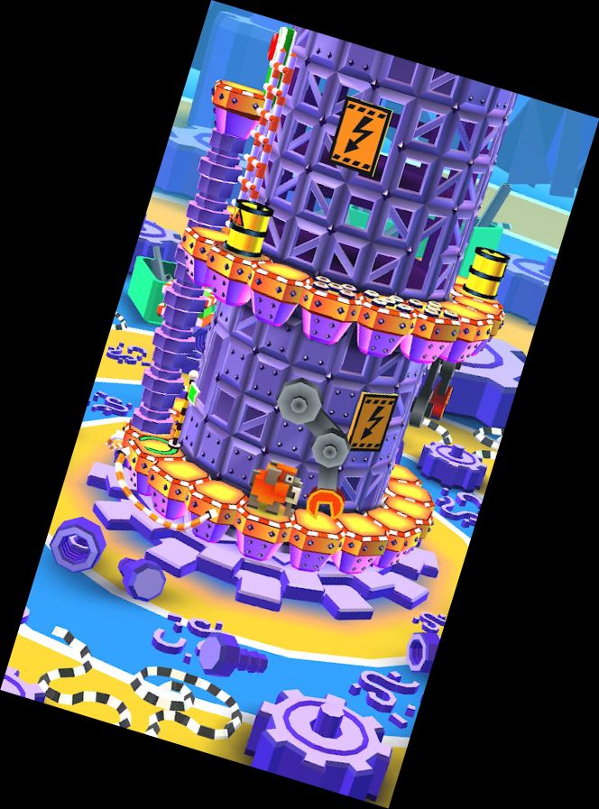 Blocky Castle: Turm-Kletterei