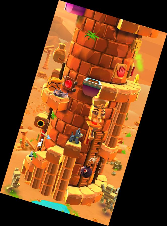 Blocky Castle: Turm-Kletterei