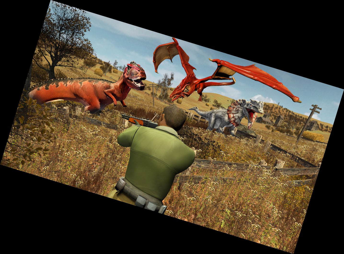 Juegos de Caza de Dinosaurios 3D