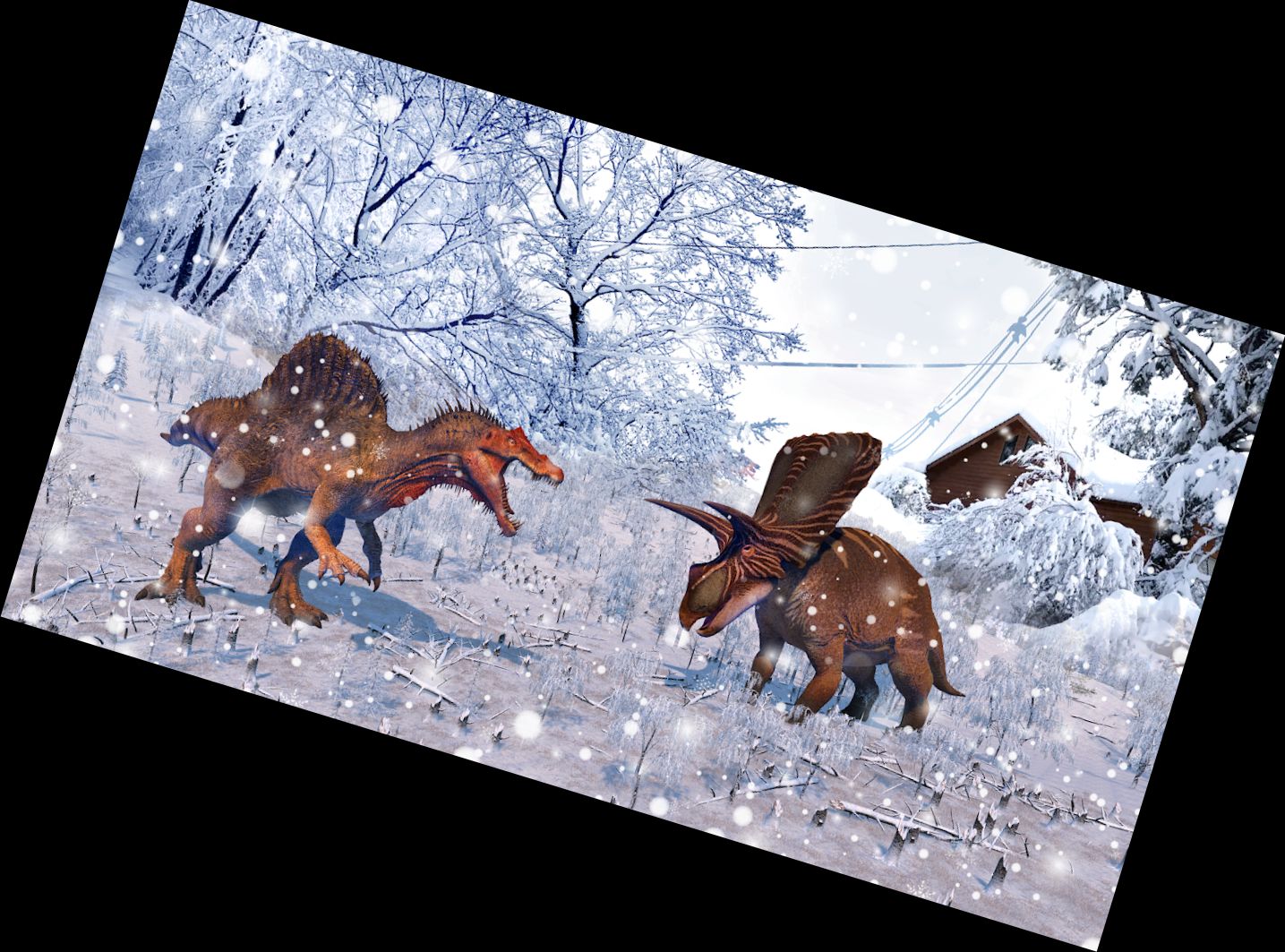 Dinosaurien-Jagd-Spiele 3D