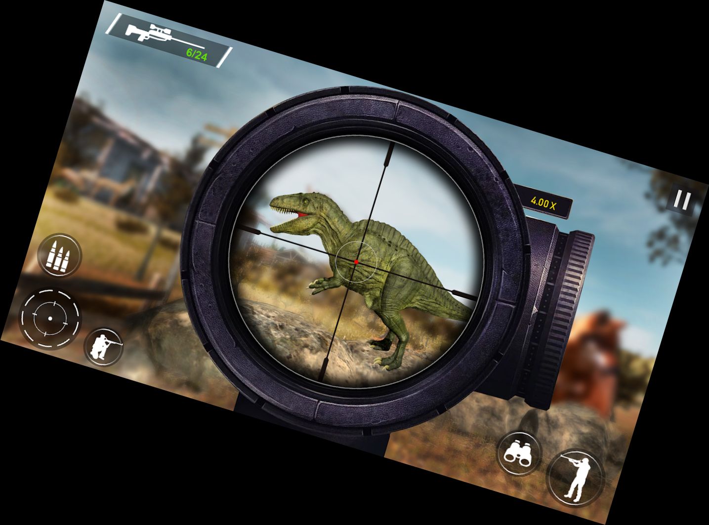 Dinosaurien-Jagd-Spiele 3D