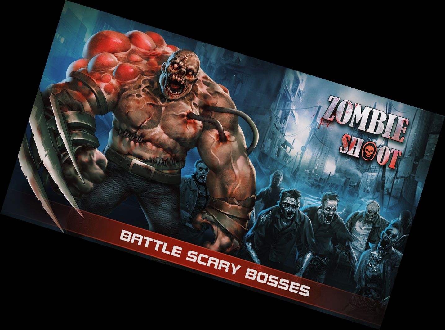 Zombie Schießer: Ziel mit Gewehr