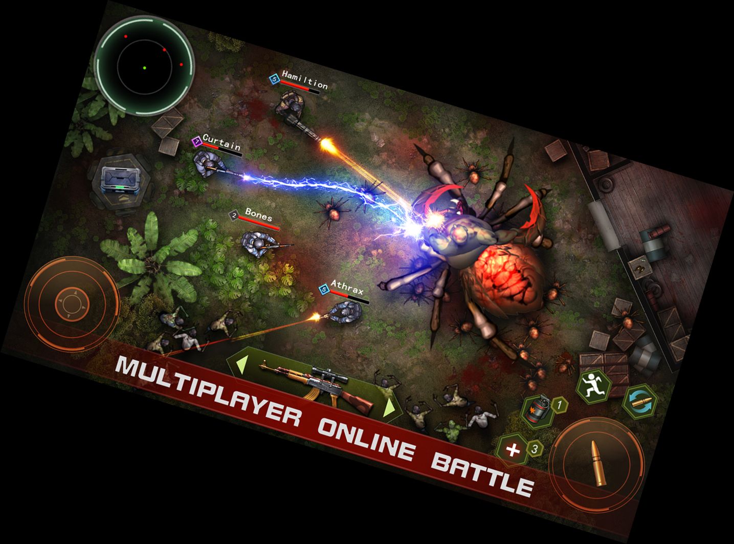 Zombie Schießer: Ziel mit Gewehr