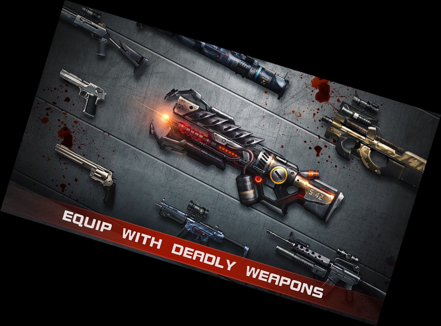 Zombie Schießer: Ziel mit Gewehr