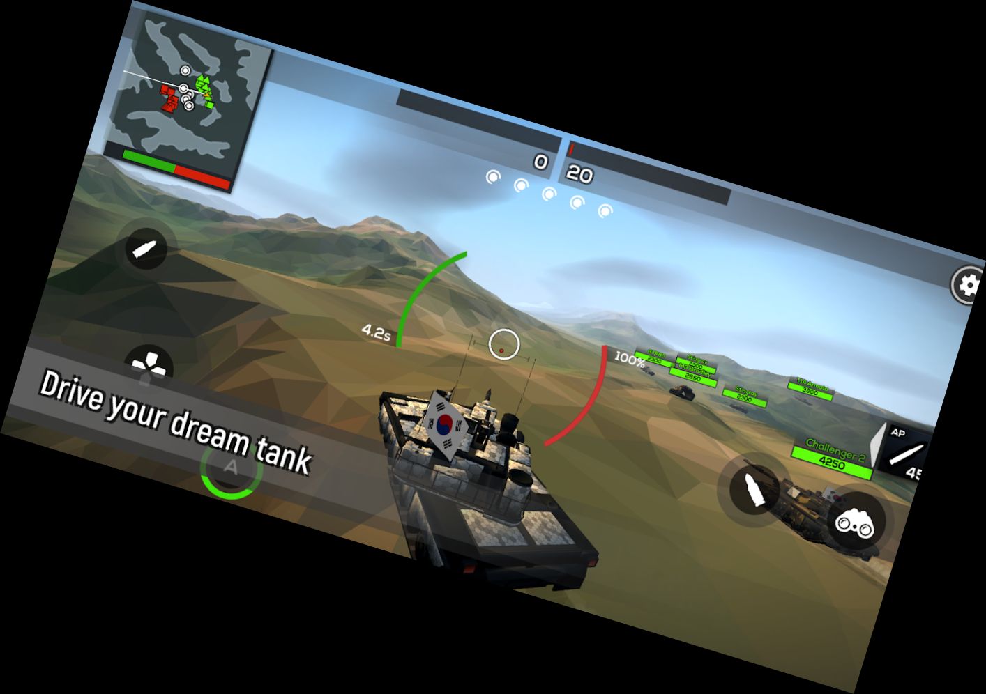 Poly Tank 2 : Kriegsspiele mit Schl