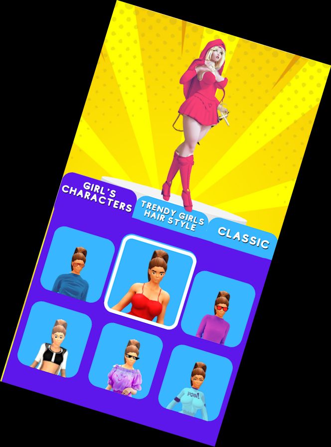 Игры с Волосами Бег Волос