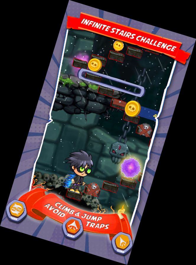 Treppen, Hybrid-Casual-Puzzle