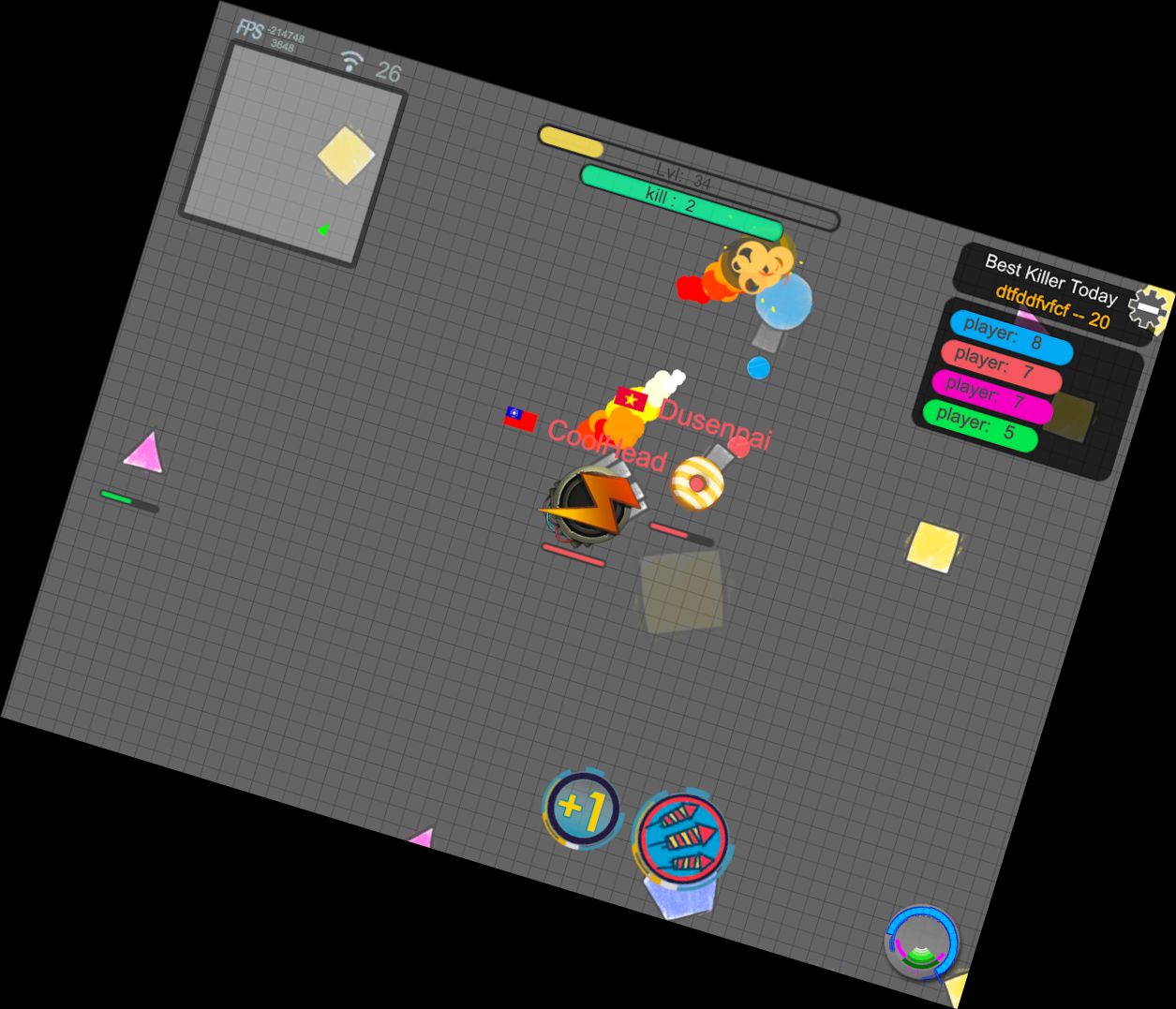 Игры Танк.io - пиупи