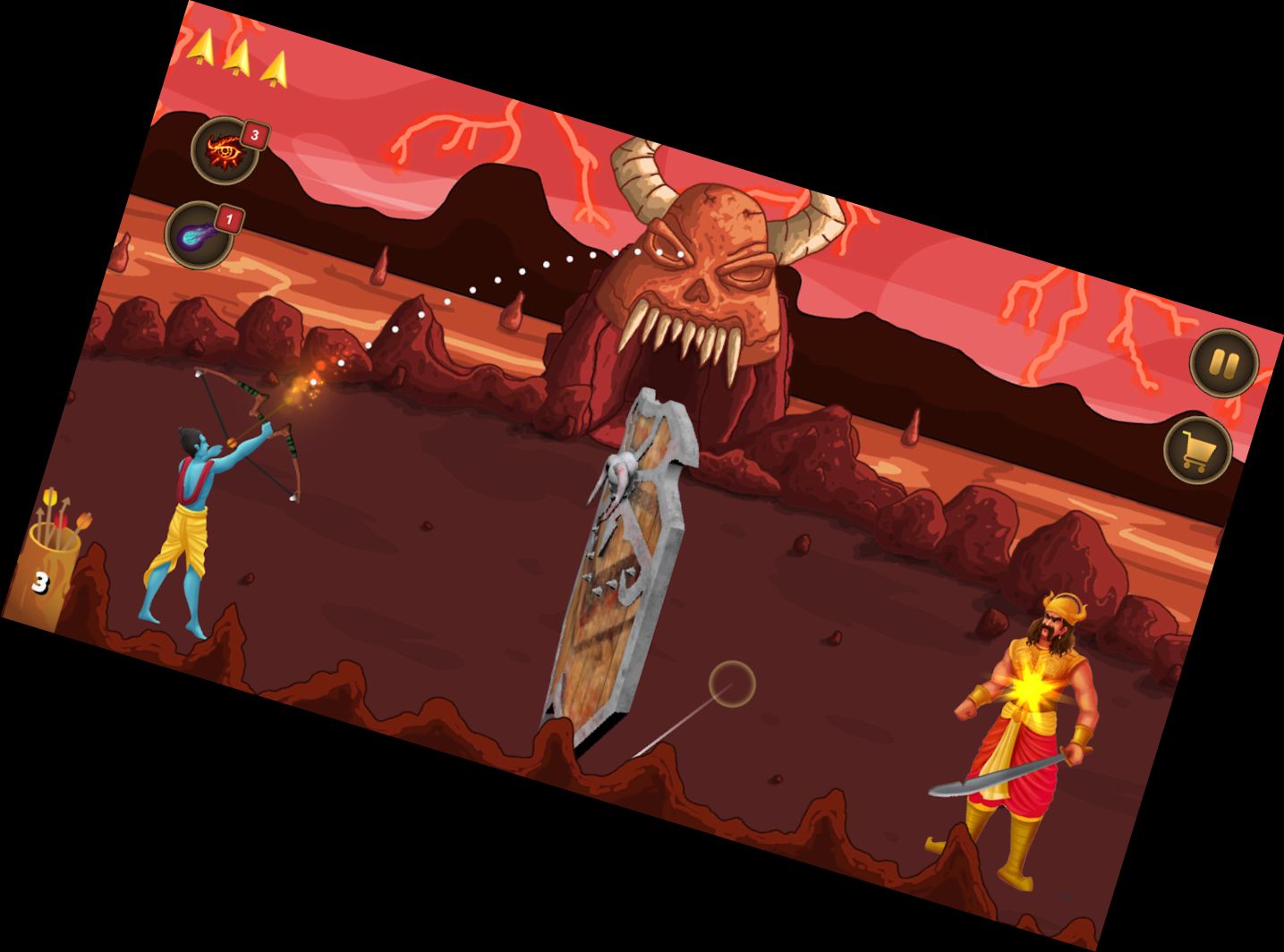 Ramayana Spiele - Rama vs Ravana