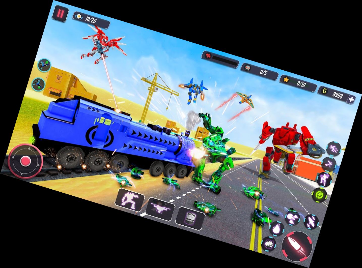 Tier-Krokodil-Roboter-Spiele