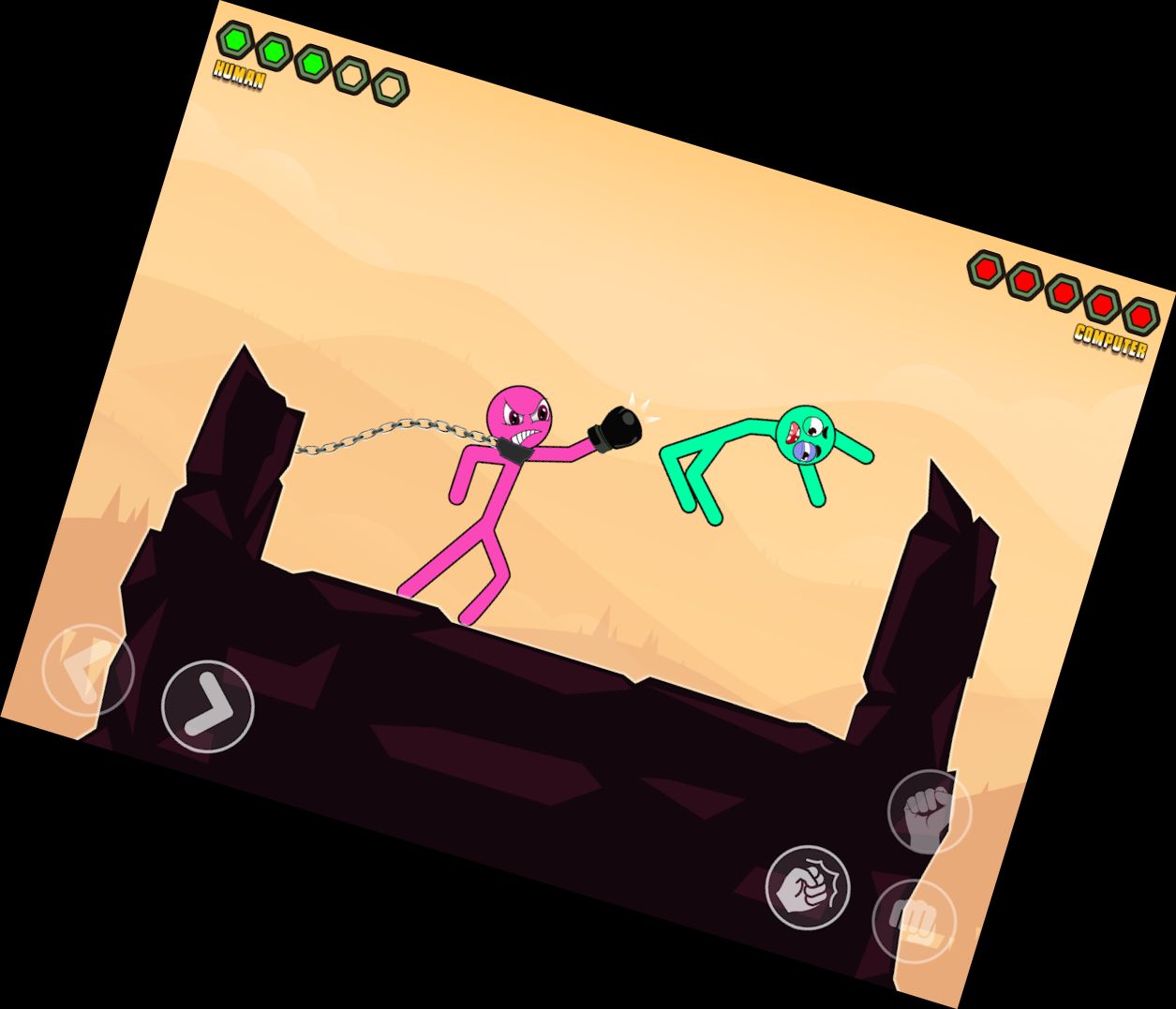 Stickman-Boxen-Todesschlag