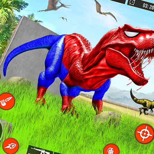 Authentic Dinosaur Shooter Gun Battles