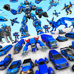 Robo Police Tiger Car Simulator 3D