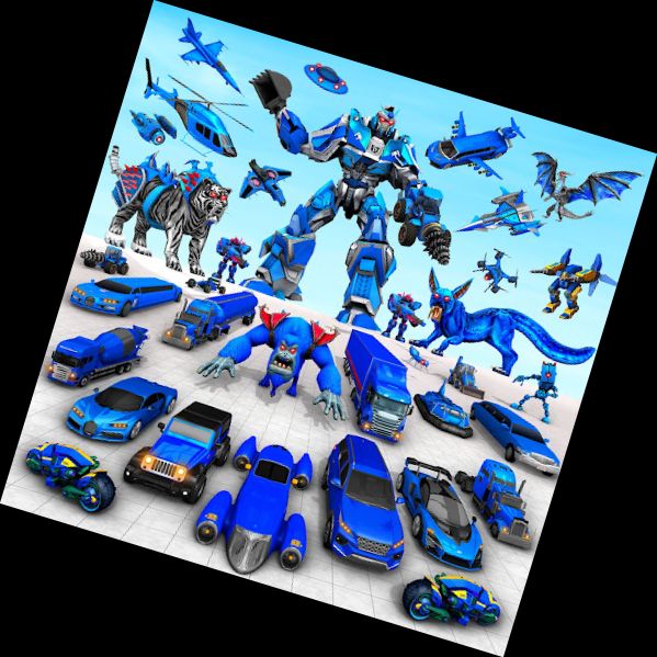 Robo Police Tiger Car Simulator 3D