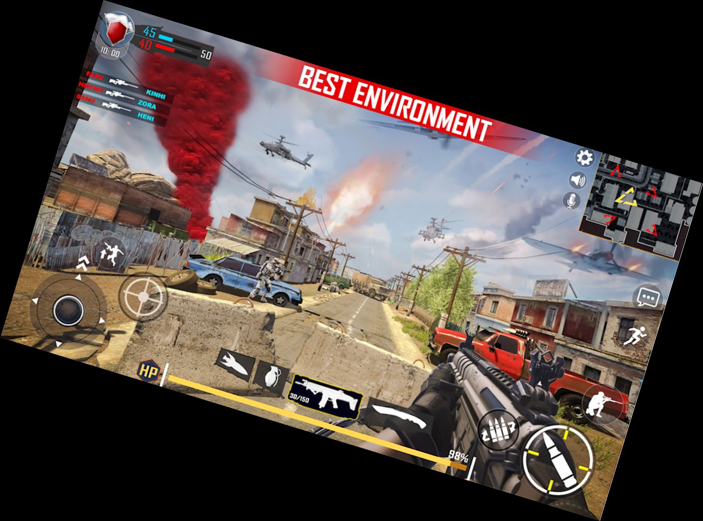 Comando Real FPS Disparo de Armas