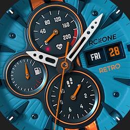 S4U RC ONE - Retro watch face