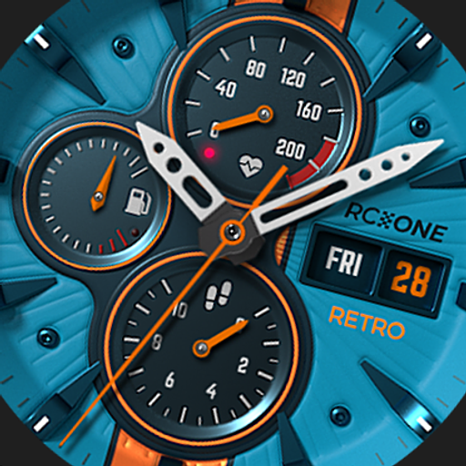 S4U RC ONE - Retro watch face