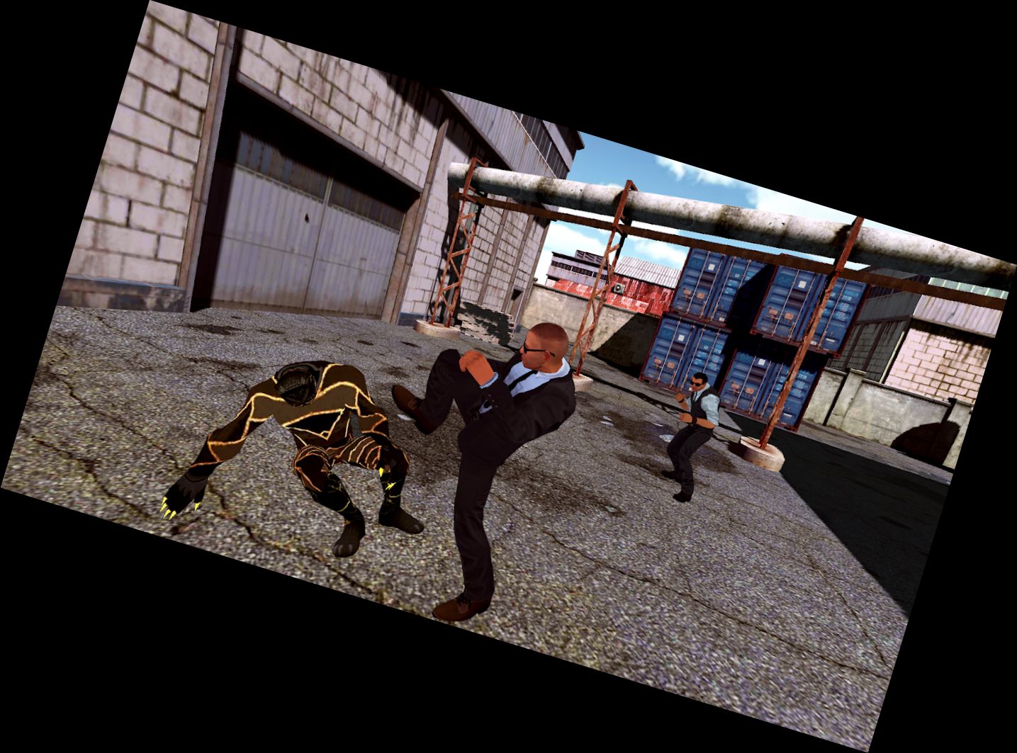 Roboterheld vs Bösewichtshelden