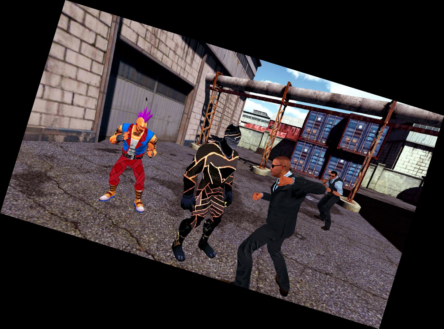 Héroe Robot vs Héroes Villanos