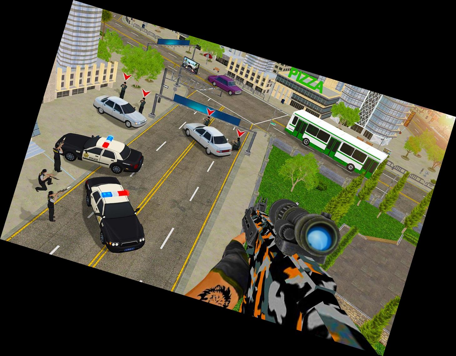 Moderne Stadt Scharfschütze FPS Spiele