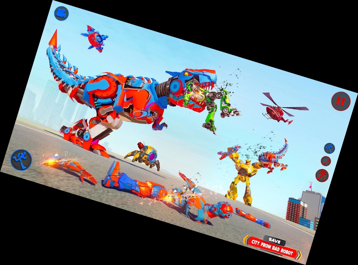 Dino Roboter Verwandlung Auto Spiele