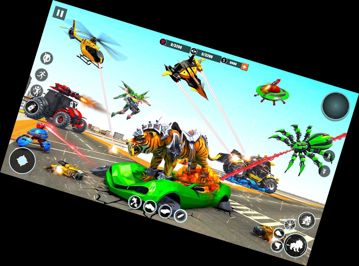 Робот-машина трансформація: Робот-вой