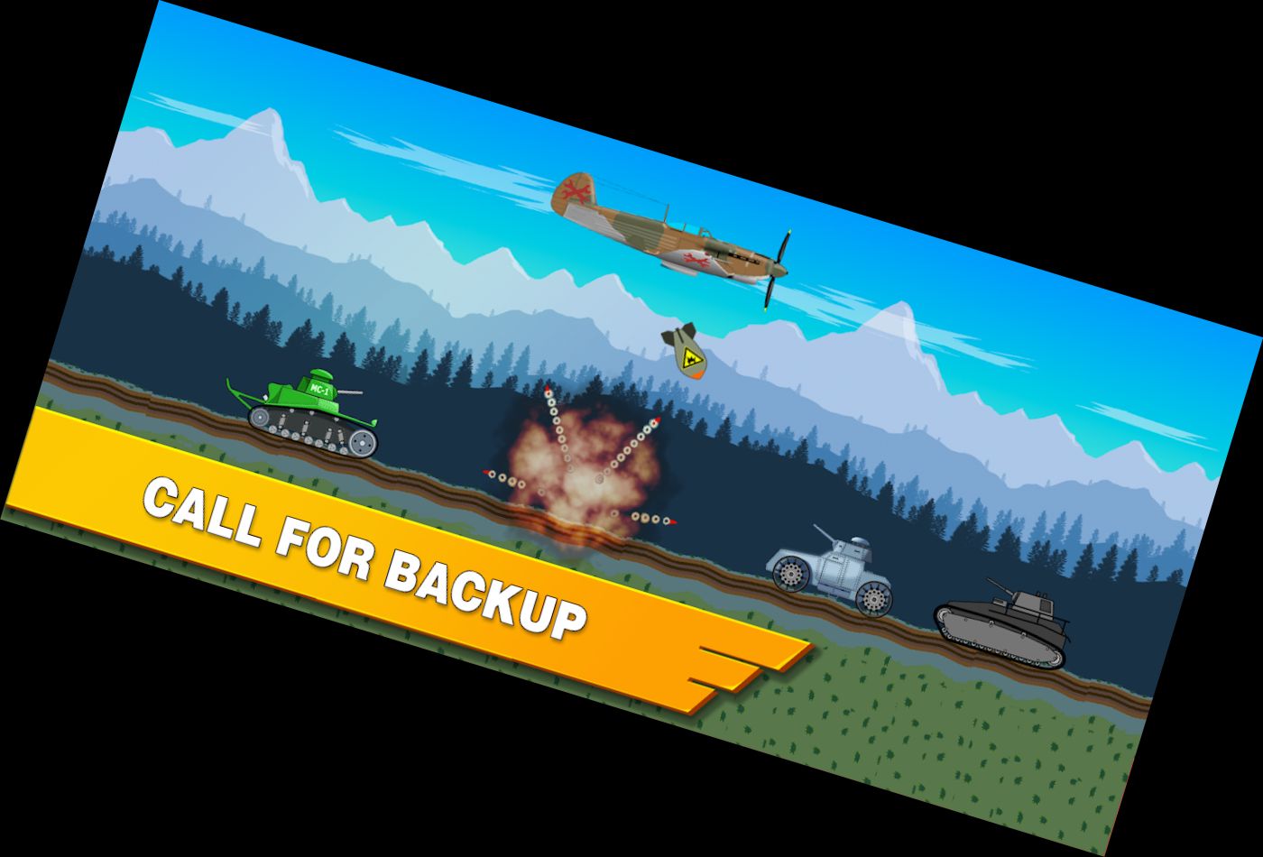 Танк Бойова Війна 2д: