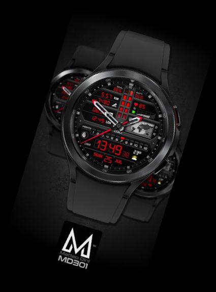 MD301 Hybrid watch face