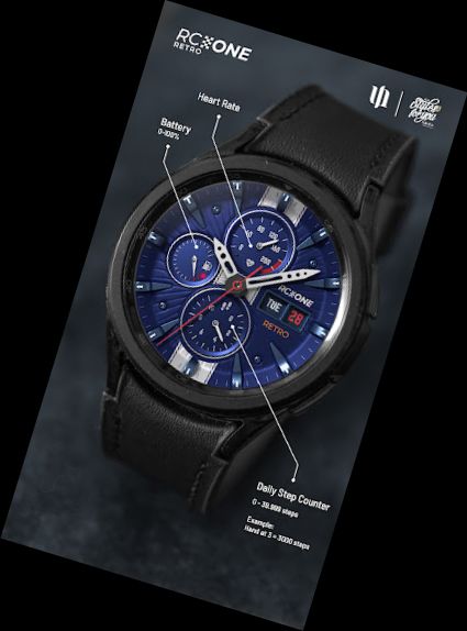 S4U RC ONE - Ретро годинник екран