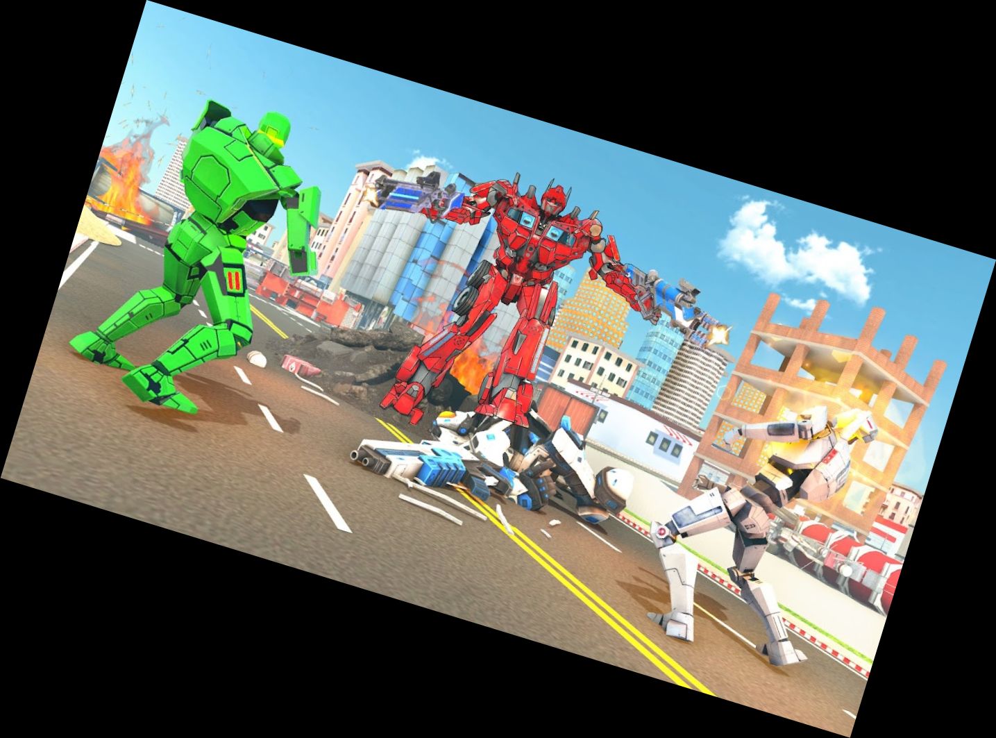 Roboter-Verwandlungs-Auto-Spiel