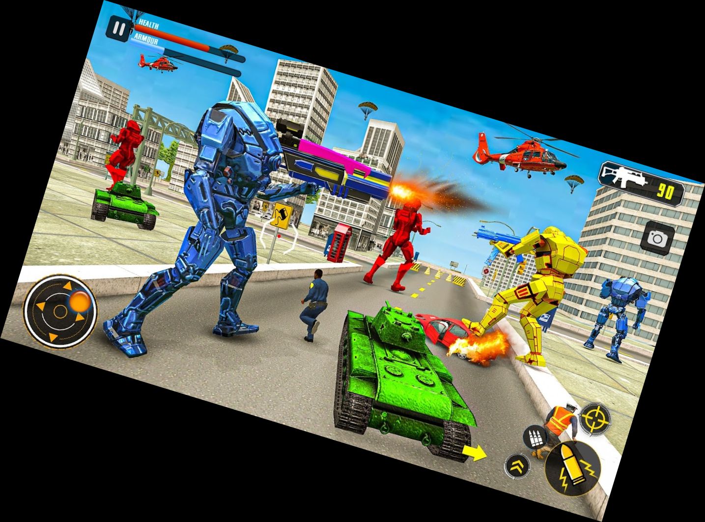 Roboter-Verwandlungs-Auto-Spiel