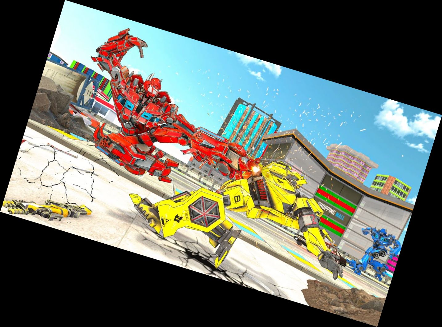 Juego de Coche de Transformación de Robot